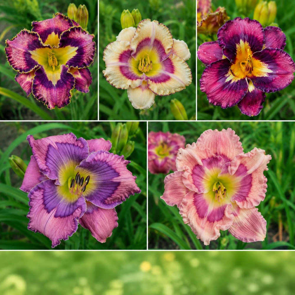 Patterned Daylily Mix Seeds - Hemerocallis hybrida - 20 Seeds - Easy Grow Perennial Flower - Image 3
