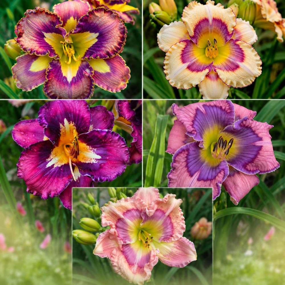 Patterned Daylily Mix Seeds - Hemerocallis hybrida - 20 Seeds - Easy Grow Perennial Flower - Image 6