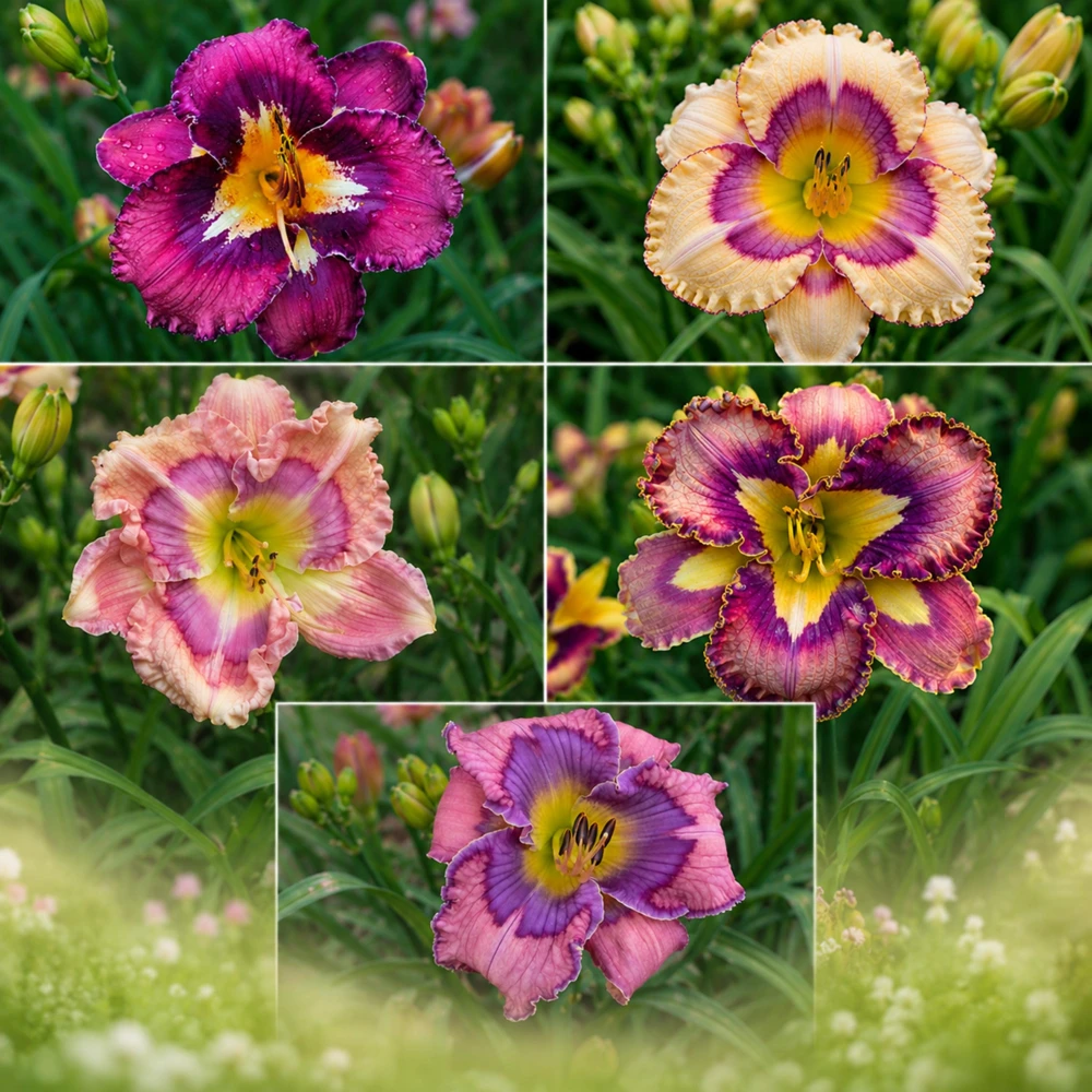 Patterned Daylily Mix Seeds - Hemerocallis hybrida - 20 Seeds - Easy Grow Perennial Flower - Image 7