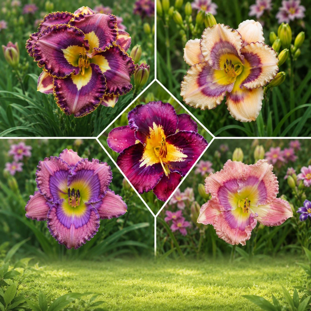 Patterned Daylily Mix Seeds - Hemerocallis hybrida - 20 Seeds - Easy Grow Perennial Flower - Image 9