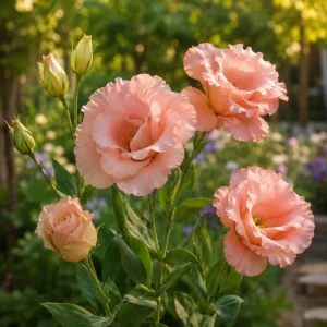Peach Eustoma Lisianthus Seeds - Double Rose-Like Blooms - 20 Seeds - Image 7