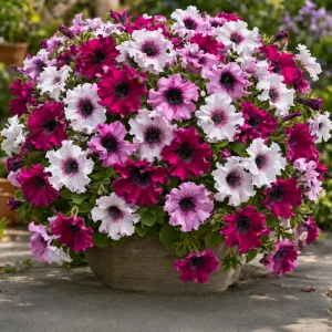 Petunia Seeds Mix - Large Ruffled Multicolor Flowers - 20 Seeds - Image 12
