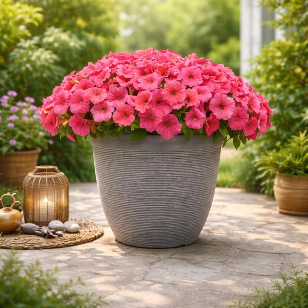 Petunia Seeds – Soft Coral Hanging Basket & Container Flowers – 20 Seeds - Image 15