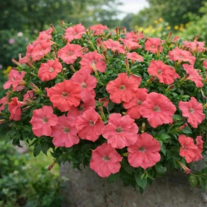 Petunia Seeds – Soft Coral Hanging Basket & Container Flowers – 20 Seeds - Image 7