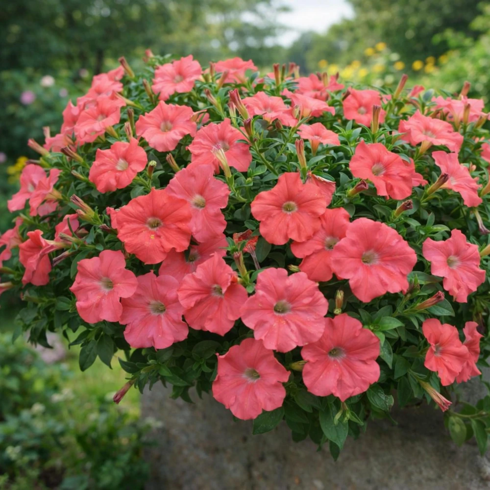 Petunia Seeds – Soft Coral Hanging Basket & Container Flowers – 20 Seeds - Image 7