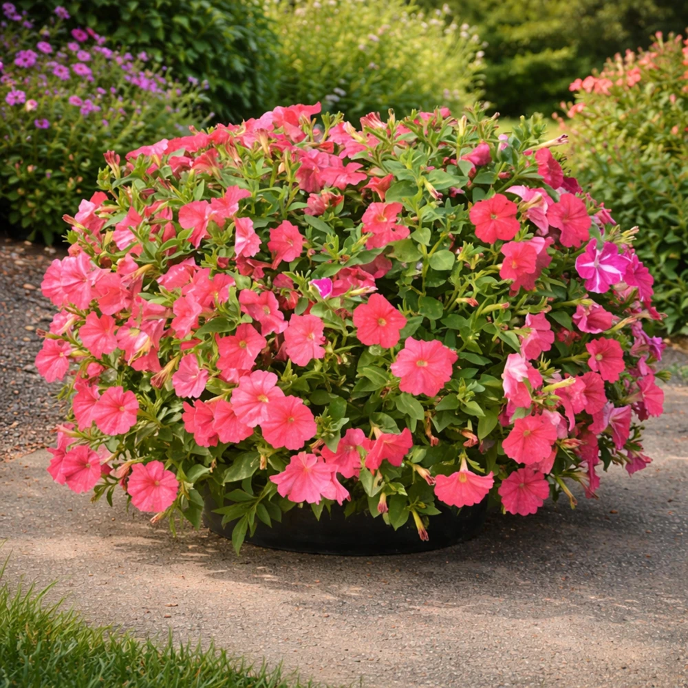 Petunia Seeds – Soft Coral Hanging Basket & Container Flowers – 20 Seeds - Image 8