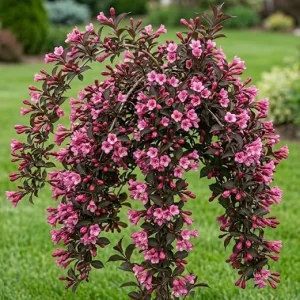 Pink Weigela Live Plant - Reblooming Shrub - 6-12 Inch Tall - Quart Pot - Outdoor - Image 5
