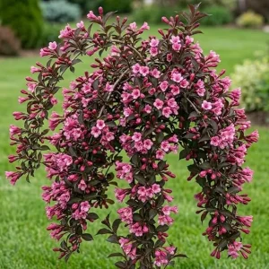 Pink Weigela Live Plant - Reblooming Shrub - 6-12 Inch Tall - Quart Pot - Outdoor - Image 6