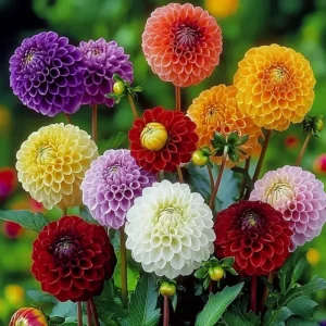 Pompon Dahlia Mix Seeds - 40+ Count - Pollinator Friendly, Heirloom Flower Seeds - Image 19