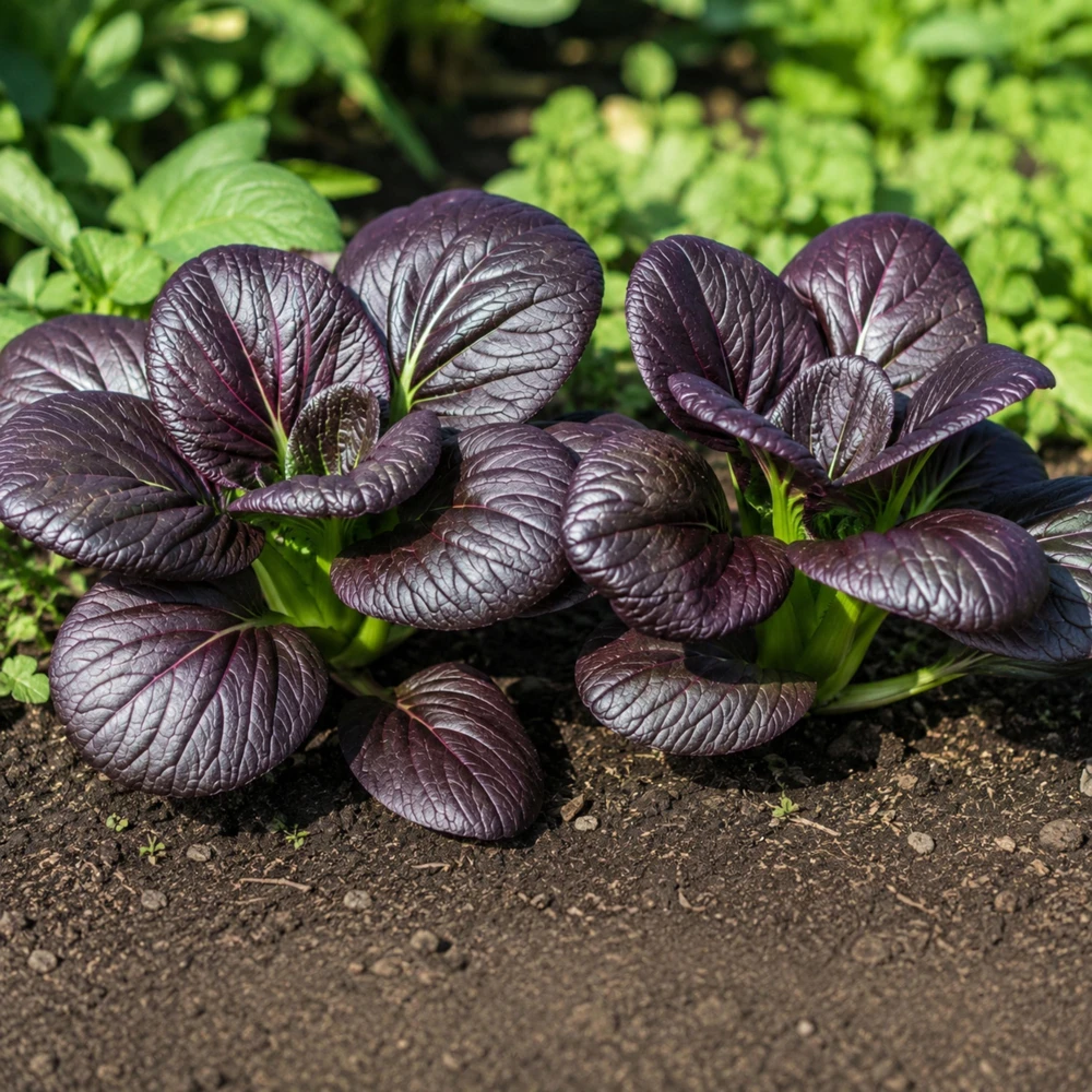 Purple Gem Hybrid Pak Choi Seeds - Brassica rapa - Cold Hardy Asian Vegetable - 20 Seeds - Image 10