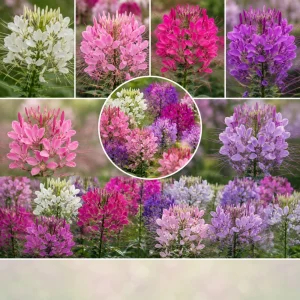 Queen Mix Cleome Seeds - Mixed Spider Flower Blooms - Tall Annual - 20 Seeds - Image 7