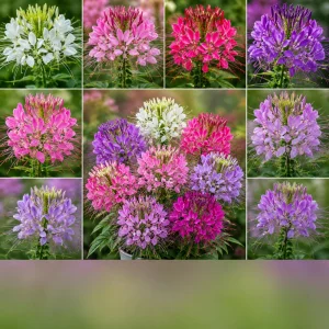 Queen Mix Cleome Seeds - Mixed Spider Flower Blooms - Tall Annual - 20 Seeds - Image 8