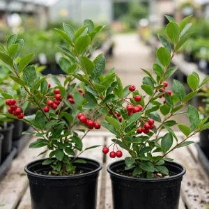Red Chokeberry Live Plants - Pack of 2 Starter Bushes, 8-12 Inch Tall in 4 Inch Pots, Outdoor - Image 7
