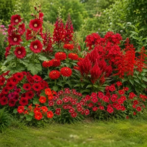 Red Flower Mix Seeds - 20 Seeds - Vibrant Annual & Perennial Garden Blooms - Full Sun to Partial Shade - Image 2