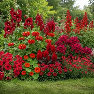 Red Flower Mix Seeds - 20 Seeds - Vibrant Annual & Perennial Garden Blooms - Full Sun to Partial Shade - Image 3