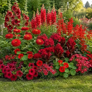 Red Flower Mix Seeds - 20 Seeds - Vibrant Annual & Perennial Garden Blooms - Full Sun to Partial Shade - Image 4
