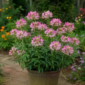Rose Queen Cleome Seeds – Pink Spider Flower Blooms – Tall Pollinator Annual – 20 Seeds - Image 3
