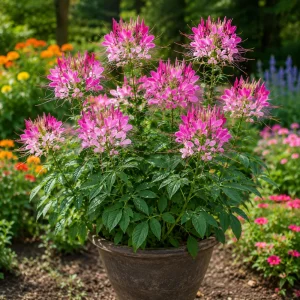 Rose Queen Cleome Seeds – Pink Spider Flower Blooms – Tall Pollinator Annual – 20 Seeds - Image 4