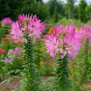 Rose Queen Cleome Seeds – Pink Spider Flower Blooms – Tall Pollinator Annual – 20 Seeds - Image 7