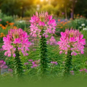 Rose Queen Cleome Seeds – Pink Spider Flower Blooms – Tall Pollinator Annual – 20 Seeds - Image 9