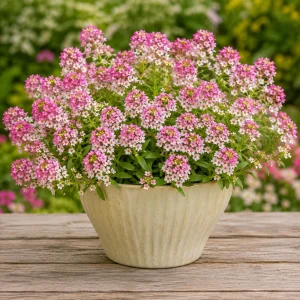 Rosie O'Day Sweet Alyssum Seeds - Rose Pink Fragrant Ground Cover Flowers - 20 Seeds - Image 4