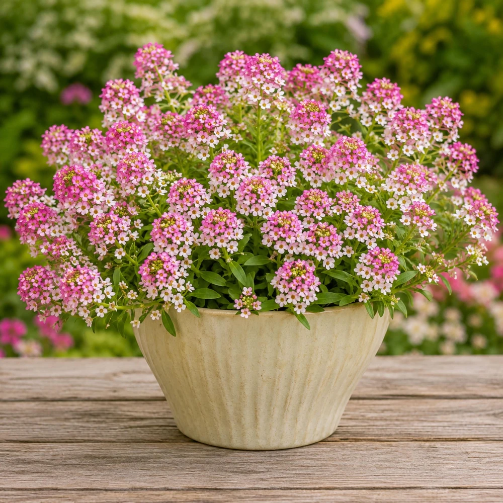 Rosie O'Day Sweet Alyssum Seeds - Rose Pink Fragrant Ground Cover Flowers - 20 Seeds - Image 4