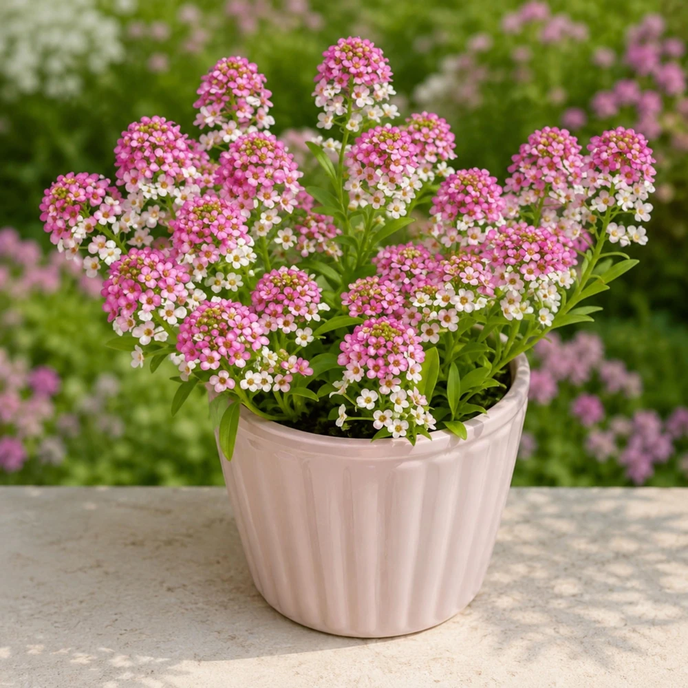 Rosie O'Day Sweet Alyssum Seeds - Rose Pink Fragrant Ground Cover Flowers - 20 Seeds - Image 5