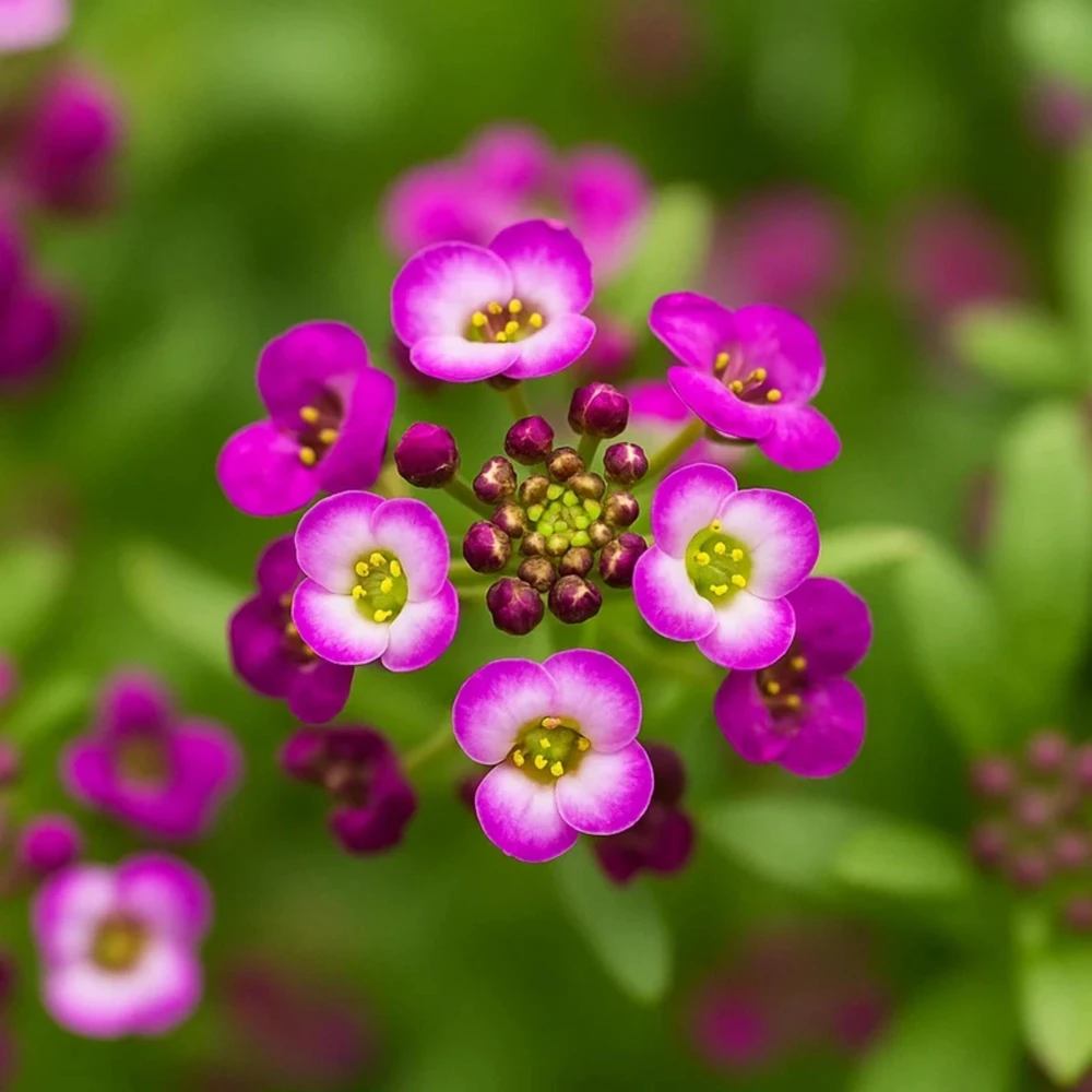 Rosie O'Day Sweet Alyssum Seeds - Rose Pink Fragrant Ground Cover Flowers - 20 Seeds - Image 8