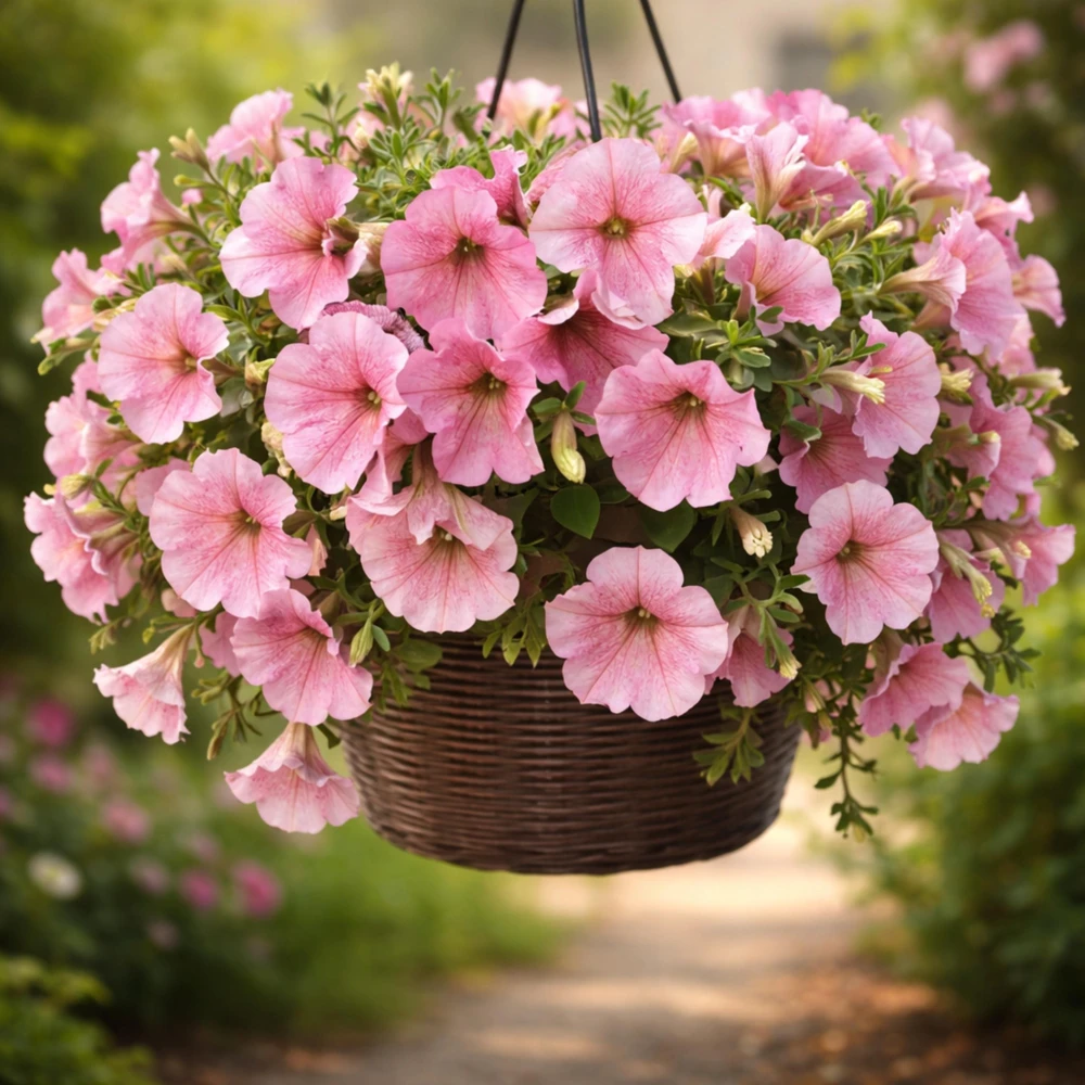 Silver Vein Trailing Petunia Seeds - Heirloom Cascading Petunia - 20 Seeds - Image 10