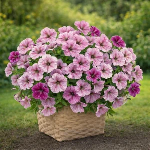 Silver Vein Trailing Petunia Seeds - Heirloom Cascading Petunia - 20 Seeds - Image 12