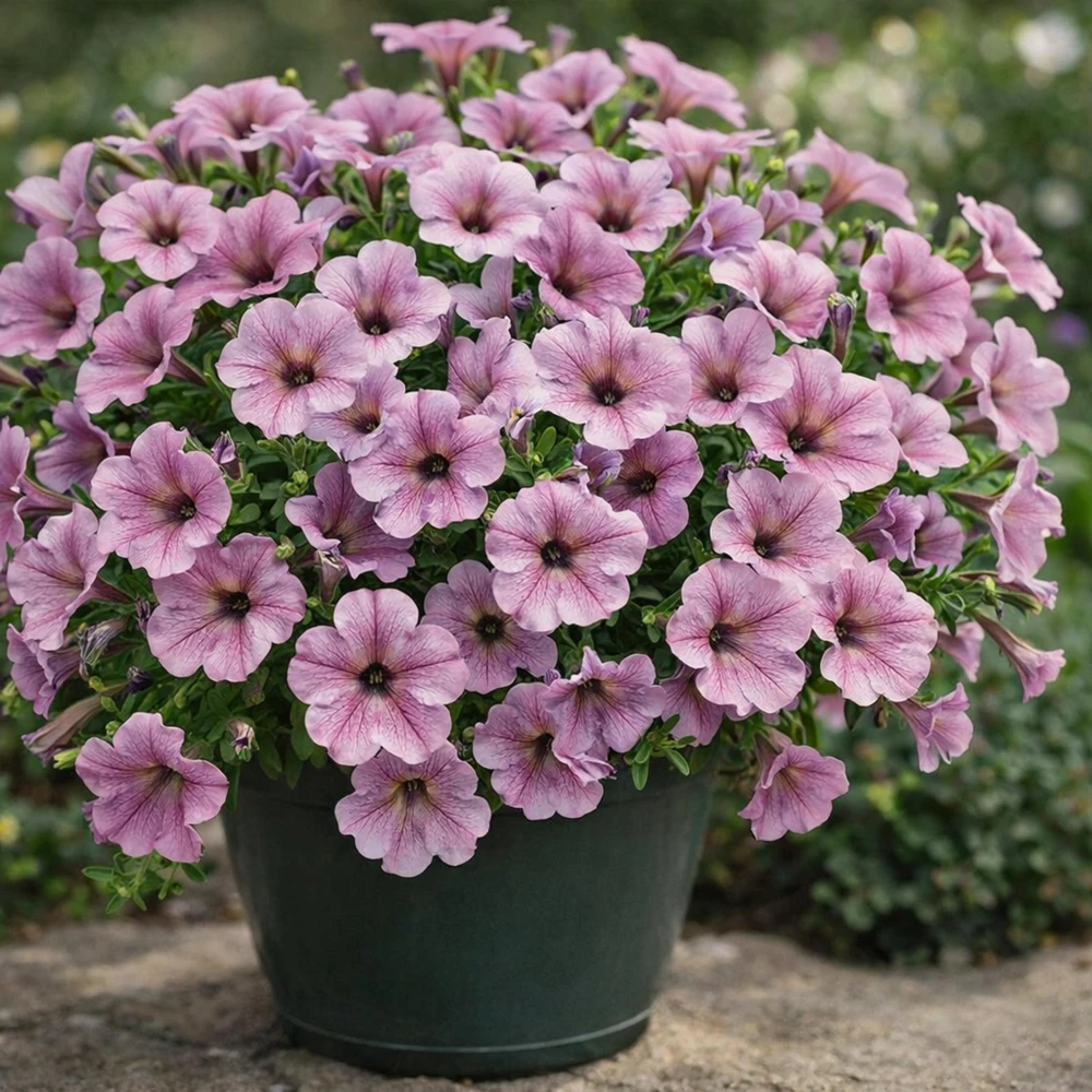 Silver Vein Trailing Petunia Seeds - Heirloom Cascading Petunia - 20 Seeds - Image 6