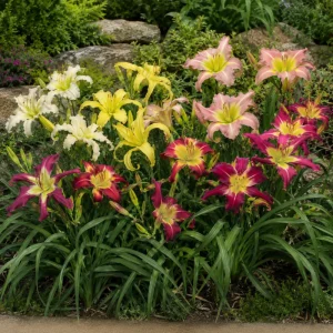 Spider Daylily Mix Seeds - Hemerocallis hybrida - Unique Spider Form Blooms - 20 Seeds - Image 3