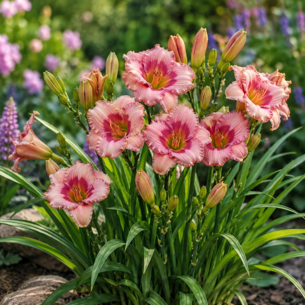 Strawberry Candy Daylily Seeds - Pink Bi-Color Hemerocallis hybrida - Fragrant Perennial Garden Flower Plant - 20 Seeds - Image 4