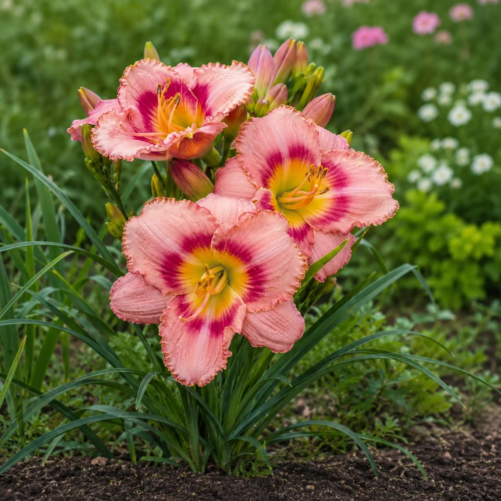 Strawberry Candy Daylily Seeds - Pink Bi-Color Hemerocallis hybrida - Fragrant Perennial Garden Flower Plant - 20 Seeds - Image 6