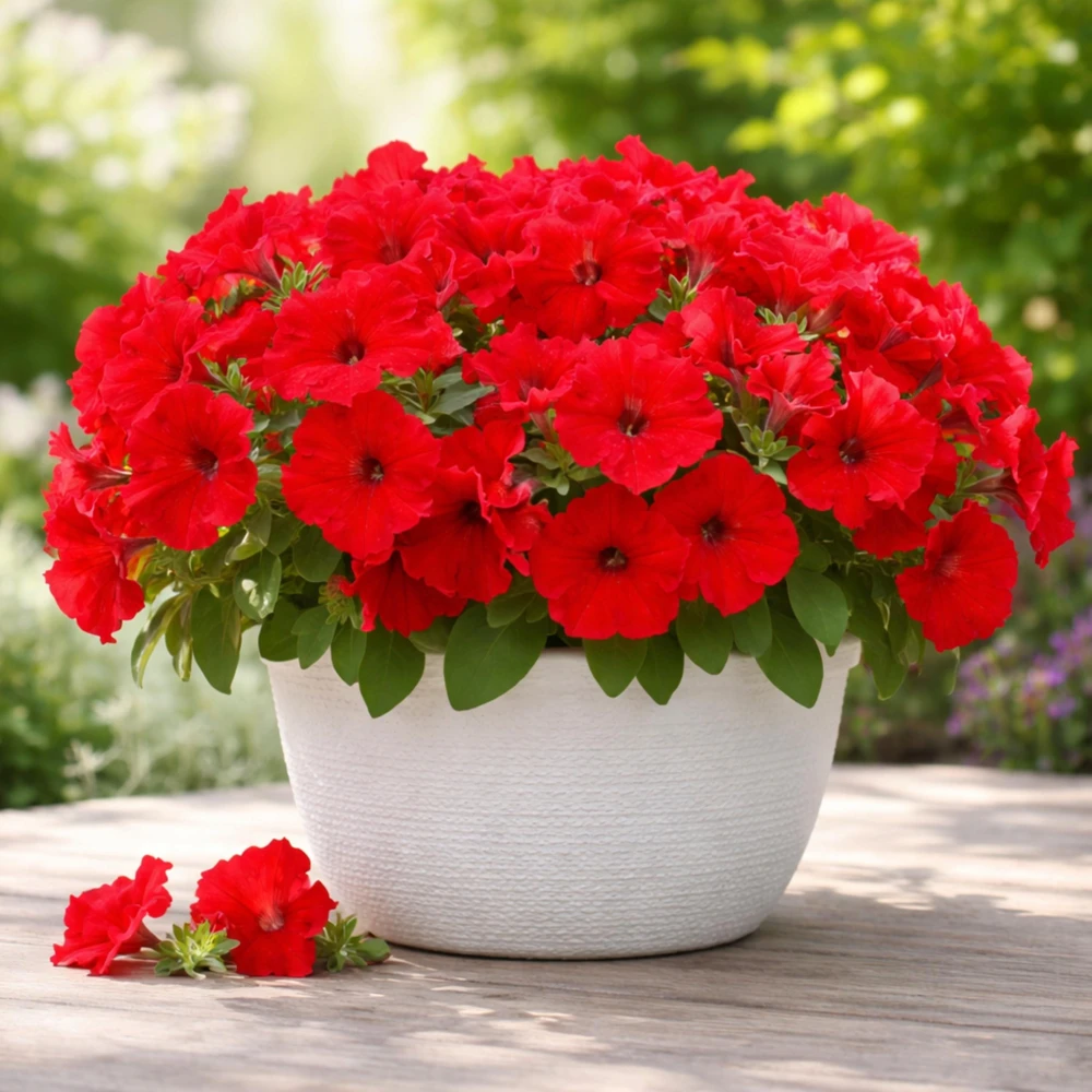 Success Red Trailing Petunia Seeds - Heirloom Cascading Petunia - Bright Red Blooms - Long Bloom Season - 20 Seeds - Image 2