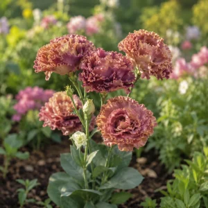 Terracotta Lisianthus Seeds - Eustoma grandiflorum - 20 Seeds - Double Rose-Like Blooms - Image 2