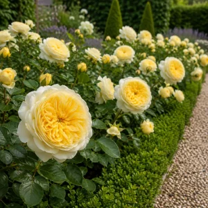 The Pilgrim Rose Seeds - Soft Yellow English Shrub & Climbing Rose - 30 Seeds - Image 2