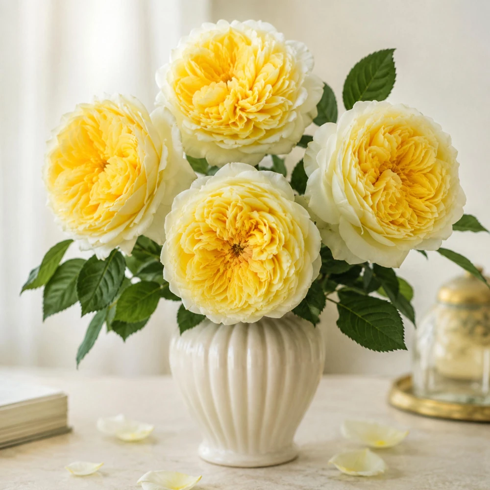 The Pilgrim Rose Seeds - Soft Yellow English Shrub & Climbing Rose - 30 Seeds - Image 6