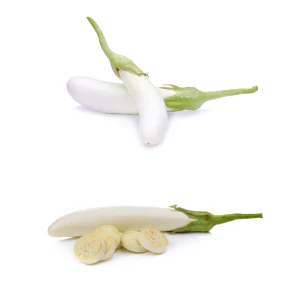 White Comet Eggplant Seeds - Heirloom White Aubergine - 30 Seeds - Image 2