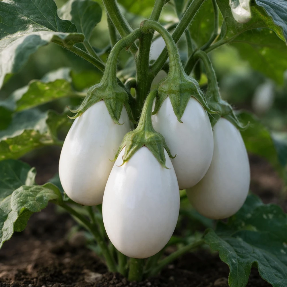 White Egg Eggplant Seeds - 20 Count Packet - Heirloom Vegetable for Warm Season Gardens - Image 14