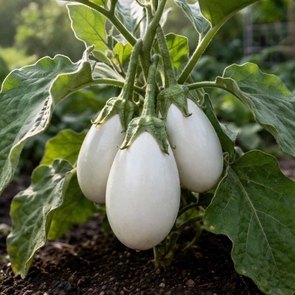 White Egg Eggplant Seeds - 20 Count Packet - Heirloom Vegetable for Warm Season Gardens - Image 15