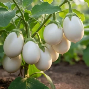 White Egg Eggplant Seeds - 20 Count Packet - Heirloom Vegetable for Warm Season Gardens - Image 3