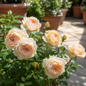 Wollerton Old Hall Rose Seeds - 30 Seeds - Fragrant English Shrub Rose - Apricot Cream Blooms - Outdoor - Image 11