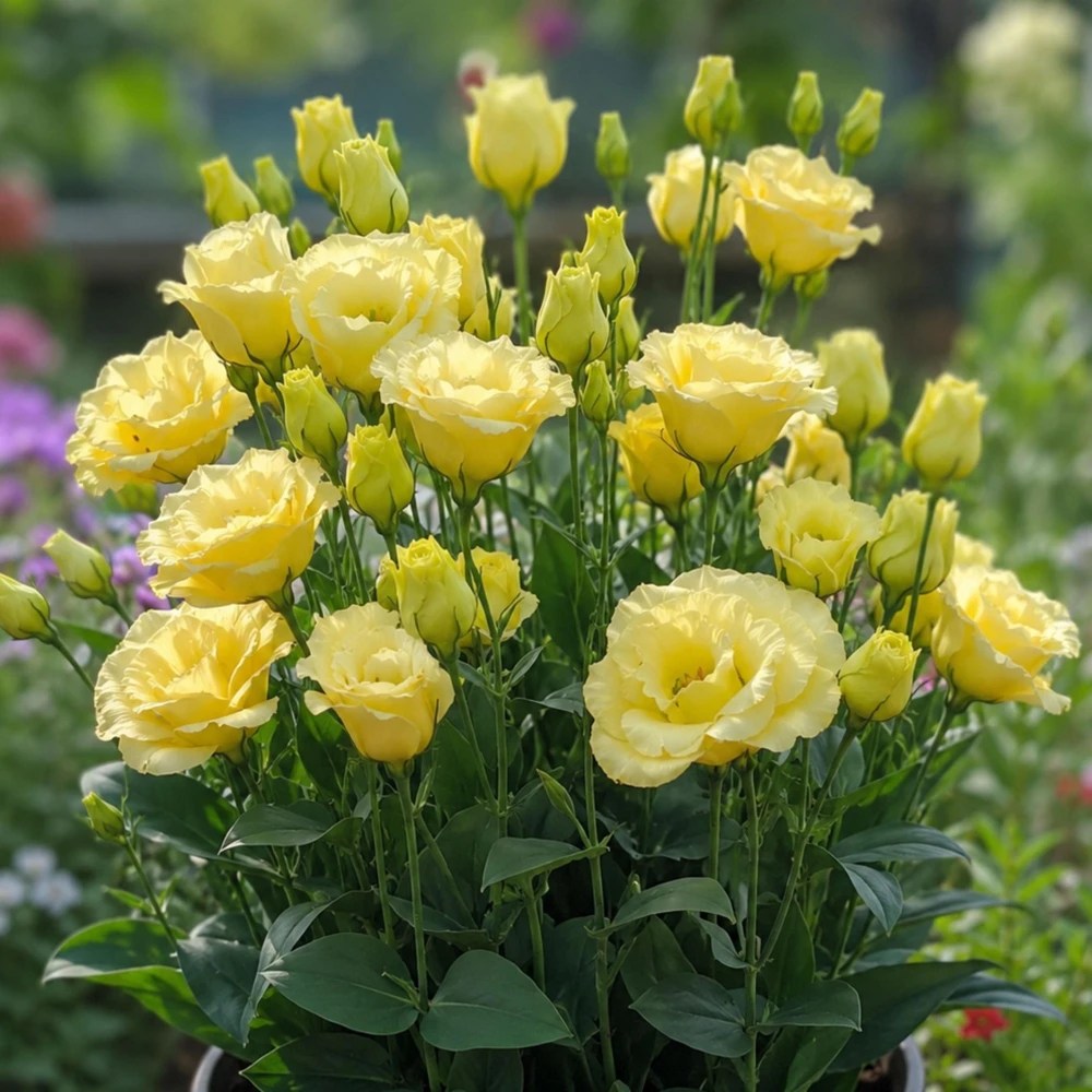 Yellow Eustoma Lisianthus Seeds - 20 Seeds - Golden Double Rose-Like Blooms - Cut Flower - Image 2