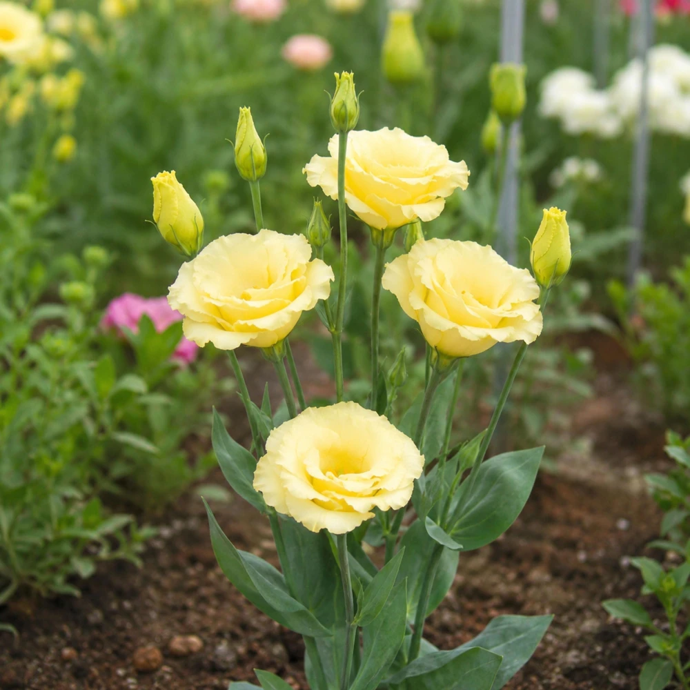 Yellow Eustoma Lisianthus Seeds - 20 Seeds - Golden Double Rose-Like Blooms - Cut Flower - Image 6